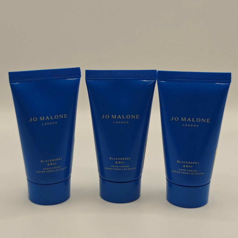 Jo Malone Blackberry & Bay Hand Cream 50ml Set of 3 New Authentic